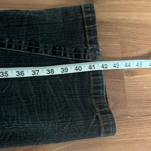 MXM Men’s Jeans Blackish Grey Tone Size 16 - Picture 7 of 9